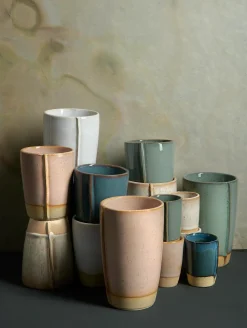 becher cappuccino, matcha latte