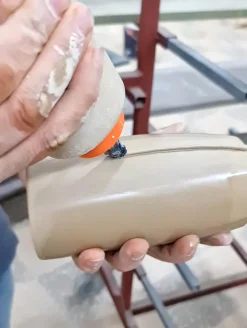 becher espresso, milk foam