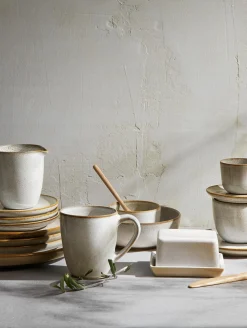 butterdose, klein, sand