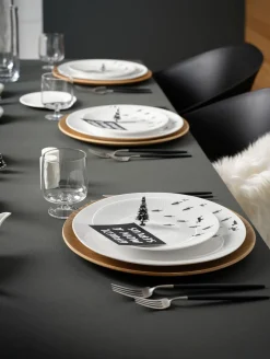 dessertteller, snow tracks