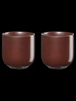 2er set teebecher, rusty red