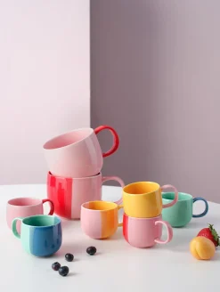 espressotasse, strawberry smoothie