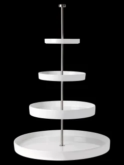 etagere, 4 stufig, weiß