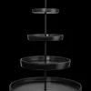 etagere, 4-stufig, black iron