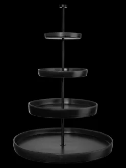 etagere, 4-stufig, black iron