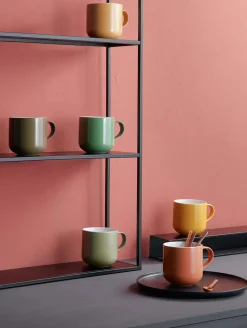 henkelbecher, mustard