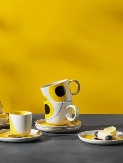 kaffeetasse mit unterteller, salto du soleil