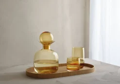 longdrinkglas, amber