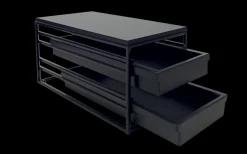 metalldisplay zum herausziehen, rechteckig