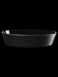 ofenform oval, black