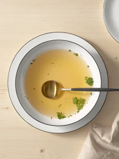 pasta-/suppenteller, ligne noire