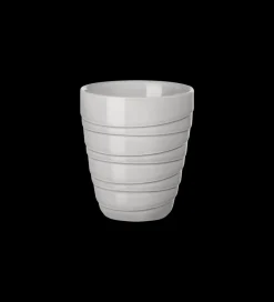 thermobecher twisted, grau