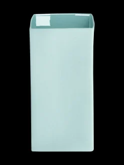 vase, aqua