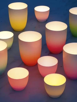 vase/windlicht, grün