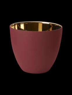 windlicht himbeer/gold